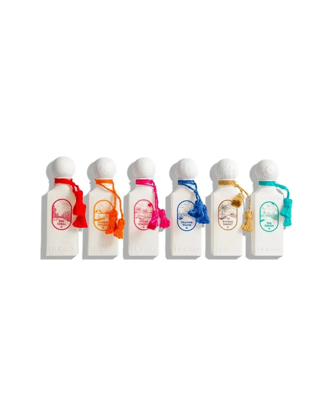 Mini Summer Collection — IBRAQ, 6 × 10 ml, photographie sur fond blanc