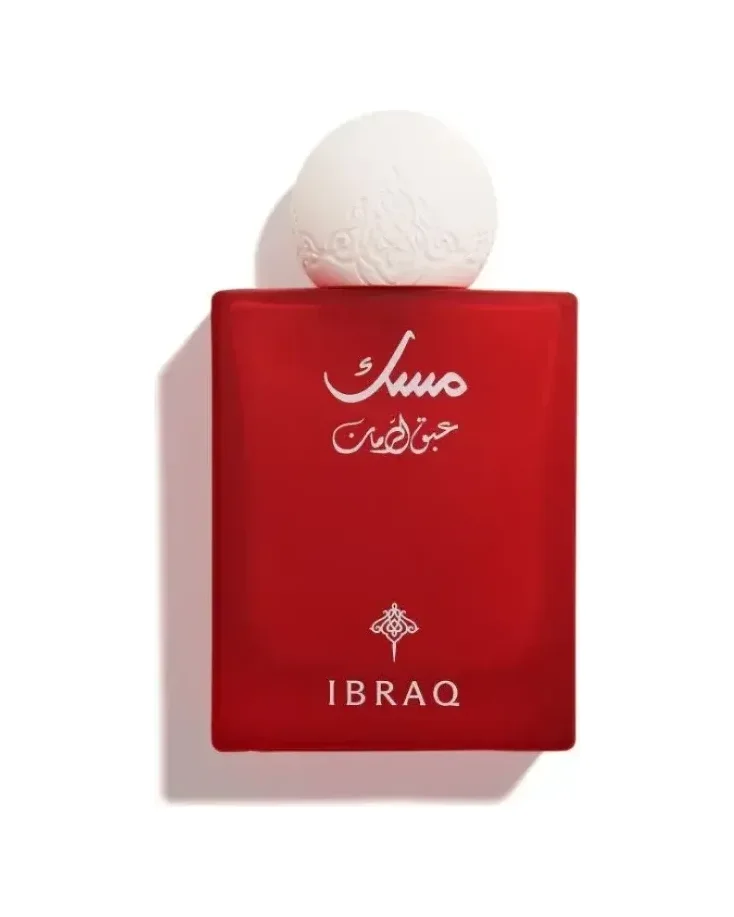 Abaq Pomegranate Musk — IBRAQ, 75 ml, photographie sur fond blanc